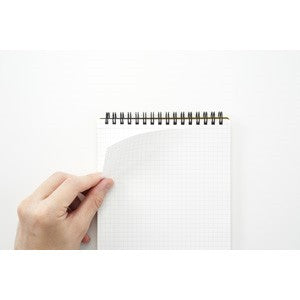 MARUMAN MNEMOSYNE N165 TWIN RING MEMO PAD - A5 - 5 MM GRAPH