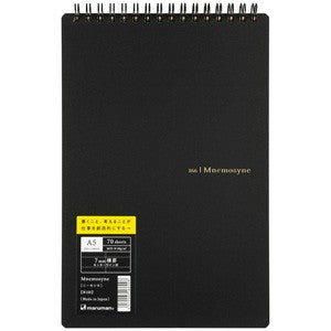 MARUMAN MNEMOSYNE N166 TWIN RING STENO PAD - A5 - GREGG RULED