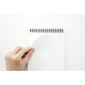 MARUMAN MNEMOSYNE N166 TWIN RING STENO PAD - A5 - GREGG RULED