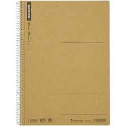SPIRAL NOTEBOOK BASIC - B5 - PLAIN - 80 SHEETS