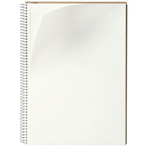 SPIRAL NOTEBOOK BASIC - B5 - PLAIN - 80 SHEETS