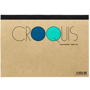 MARUMAN CROQUIS SKETCH PAD - A5 - 52.3 GSM - WHITE - 100 SHEETS