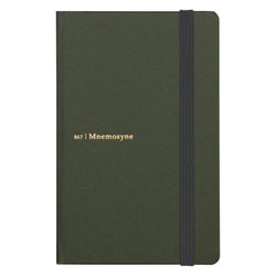 MNEMOSYNE JOURNAL A6 6.5MM LINED DEEP GREEN