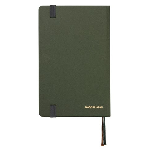 MNEMOSYNE JOURNAL A6 6.5MM LINED DEEP GREEN