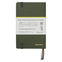 MNEMOSYNE JOURNAL A6 6.5MM LINED DEEP GREEN