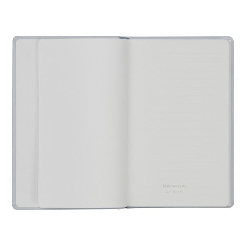 MNEMOSYNE JOURNAL A6 6.5MM LINED LIGHT GREY