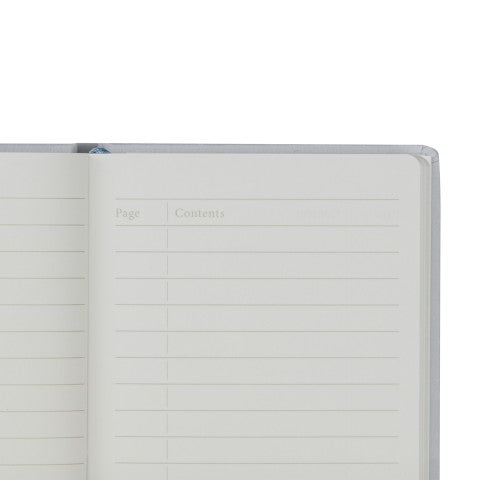 MNEMOSYNE JOURNAL A6 6.5MM LINED LIGHT GREY