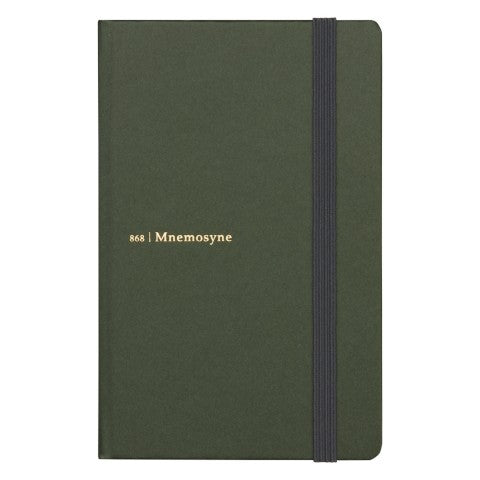 MNEMOSYNE JOURNAL A6 5 MM DOT GRID DEEP GREEN