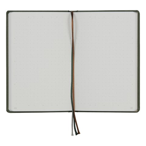 MNEMOSYNE JOURNAL A6 5 MM DOT GRID DEEP GREEN