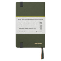 MNEMOSYNE JOURNAL A6 5 MM DOT GRID DEEP GREEN