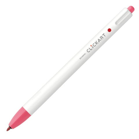 CLICKART KNOCK SIGN PEN 0.6 BABY RED