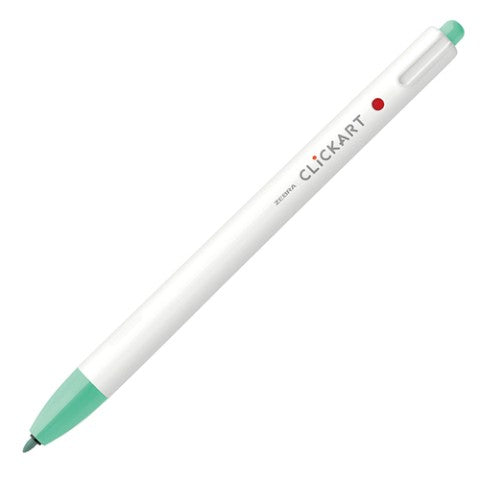 CLICKART KNOCK SIGN PEN 0.6 MINT GREEN