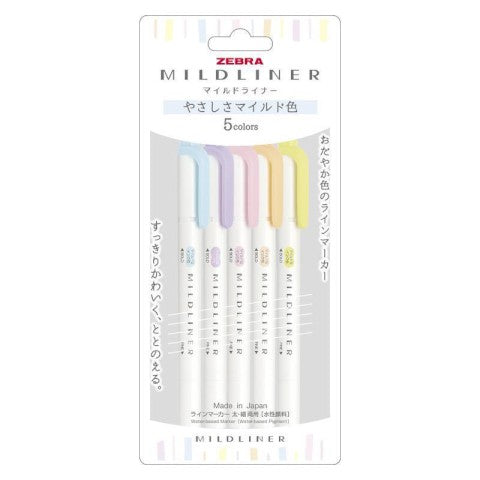 MILDLINER MILD 5 COLOR SET YC