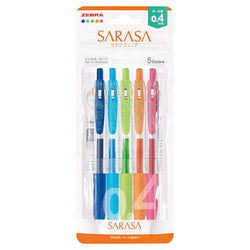 SARASA CLIP 0.4MM 5 COLOR SET (CHANGE FROM 287015)