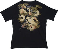 T-SHIRTS DRAGON BLACK S (DOUBLE-SIDE)