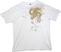 T-SHIRTS DRAGON WHITE L (DOUBLE-SIDE)