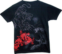 T-SHIRTS TWO TIGER BLACK L (DOUBLE-SIDE)