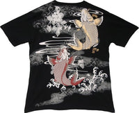 T-SHIRTS CARP BLACK M (DOUBLE-SIDE)