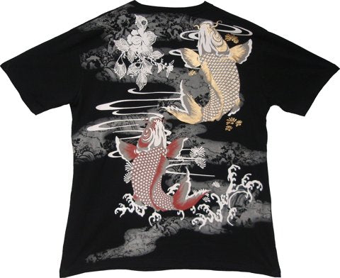 T-SHIRTS CARP BLACK XL (DOUBLE-SIDE)