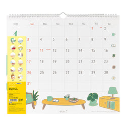CALENDAR WALL-HANGING L DOG 2027 (31420006)