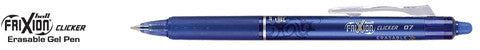 FRIXION BALL CLICKER ERASABLE 0.7MM 2 PACK INK:BLUE