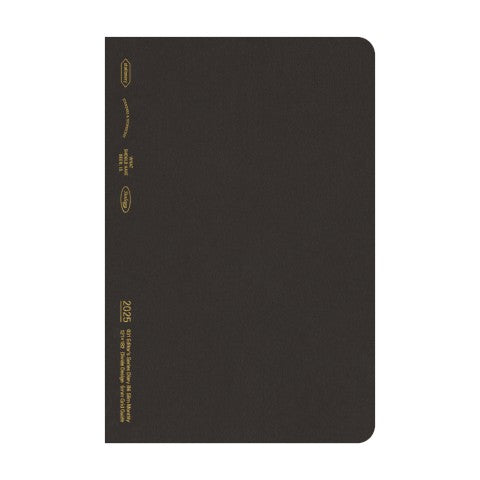STALOGY DIARY 2026 B6 SLIM MONTHLY BLACK
