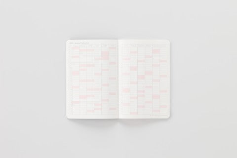 STALOGY DIARY 2026 B6 SLIM MONTHLY BLACK