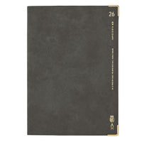 KLEID 2026 FLEEK DIARY B6 CHARCOAL