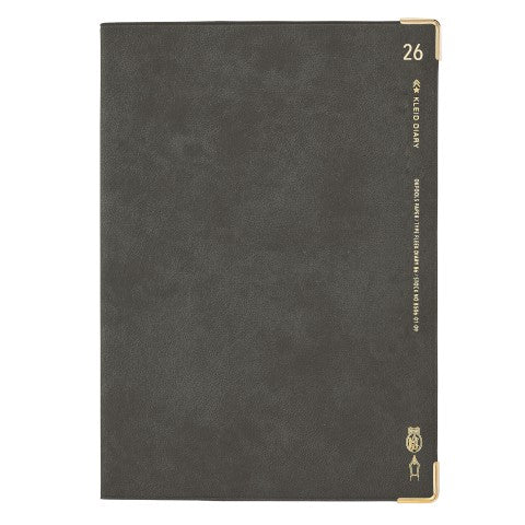 KLEID 2026 FLEEK DIARY B6 CHARCOAL