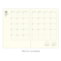 KLEID 2026 FLEEK DIARY B6 CHARCOAL