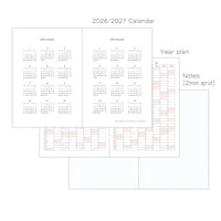 KLEID 2026 FLEEK DIARY B6 WHITE