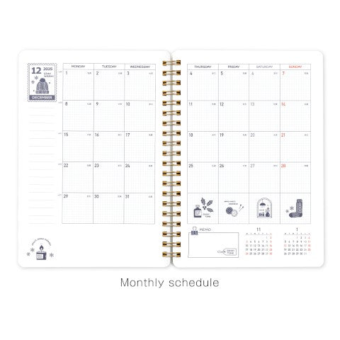 KLEID 2026 ERIC X KLEID RING DIARY B6 GREIGE