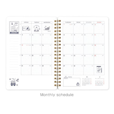 KLEID 2026 ERIC X KLEID RING DIARY B6 GREIGE