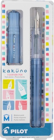 KAKUNO FOUNTAIN PEN MEDIUM NIB BLUE