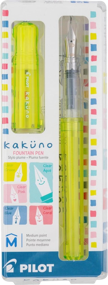 KAKUNO FOUNTAIN PEN MEDIUM NIB GRN