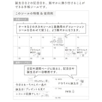 STICKER ANNIVERSARY BIRTHDAY