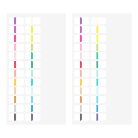INDEX LABEL CHIRATTO 24 COLORS VIVID