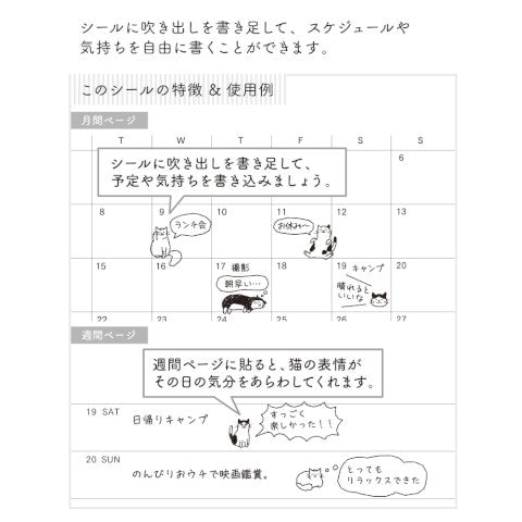 STICKER 2554 CHAT CAT