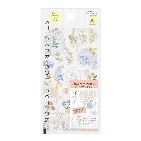 STICKER 2639 TWO SHEETS FLOWER
