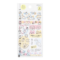 STICKER 2644 TWO SHEETS CUTE MOTIF