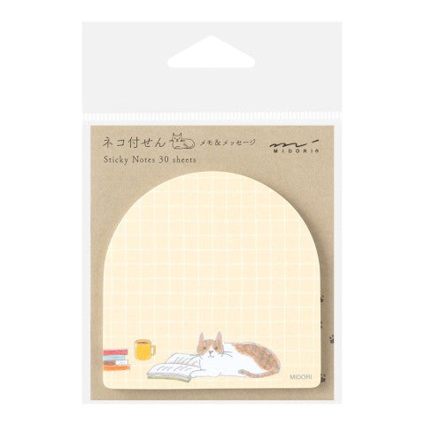 STICKY NOTES BOOK AND CAT