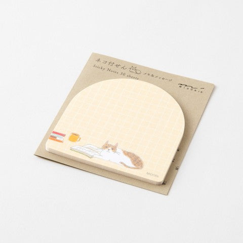 STICKY NOTES BOOK AND CAT