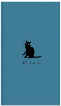BOOK STYLE DIARY B6 VARIANT CAT NAVY 2026