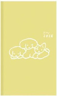 BOOK STYLE DIARY B6 VARIANT DOG YELLOW 2026