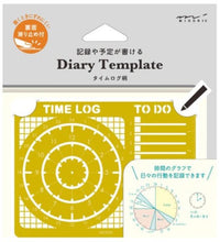 DIARY TEMPLATE TIME LOG