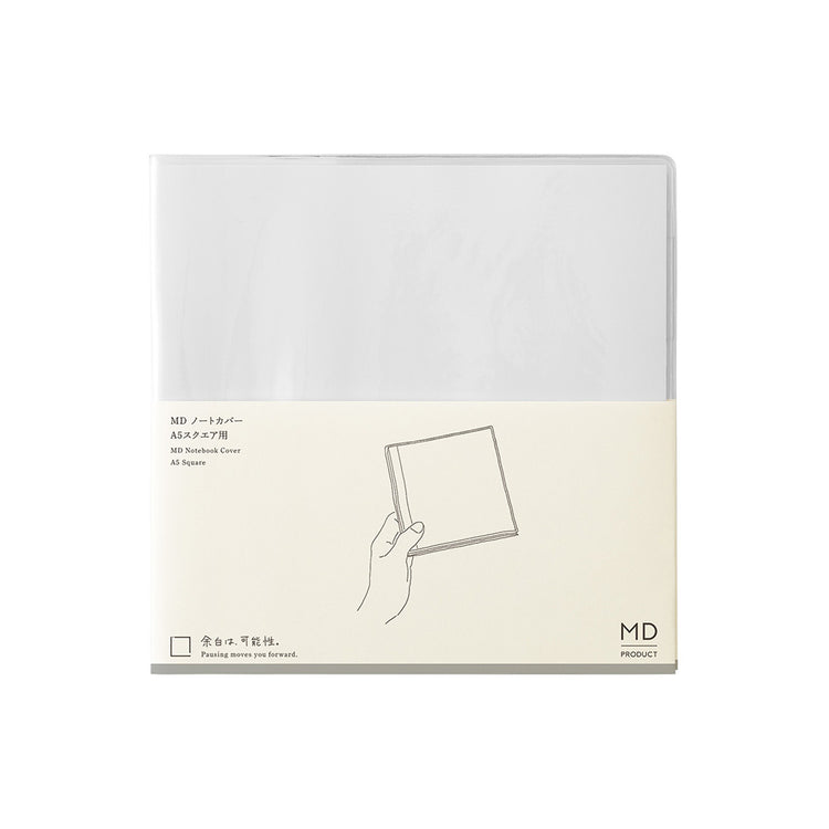 MD NOTEBOOK COVER A5 SQUARE CLEAR A (35660006)