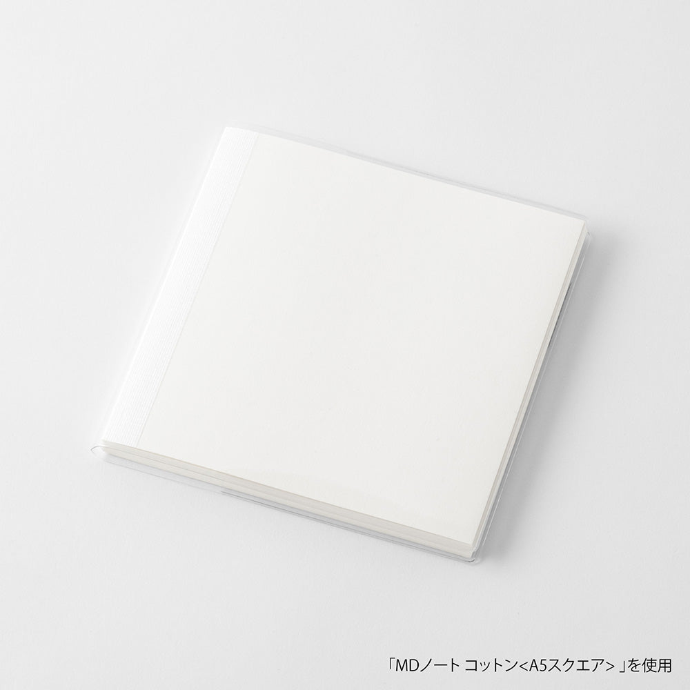 MD NOTEBOOK COVER A5 SQUARE CLEAR A (35660006)
