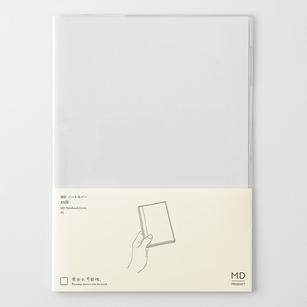 MD NOTEBOOK COVER A5 CLEAR A (35661006)