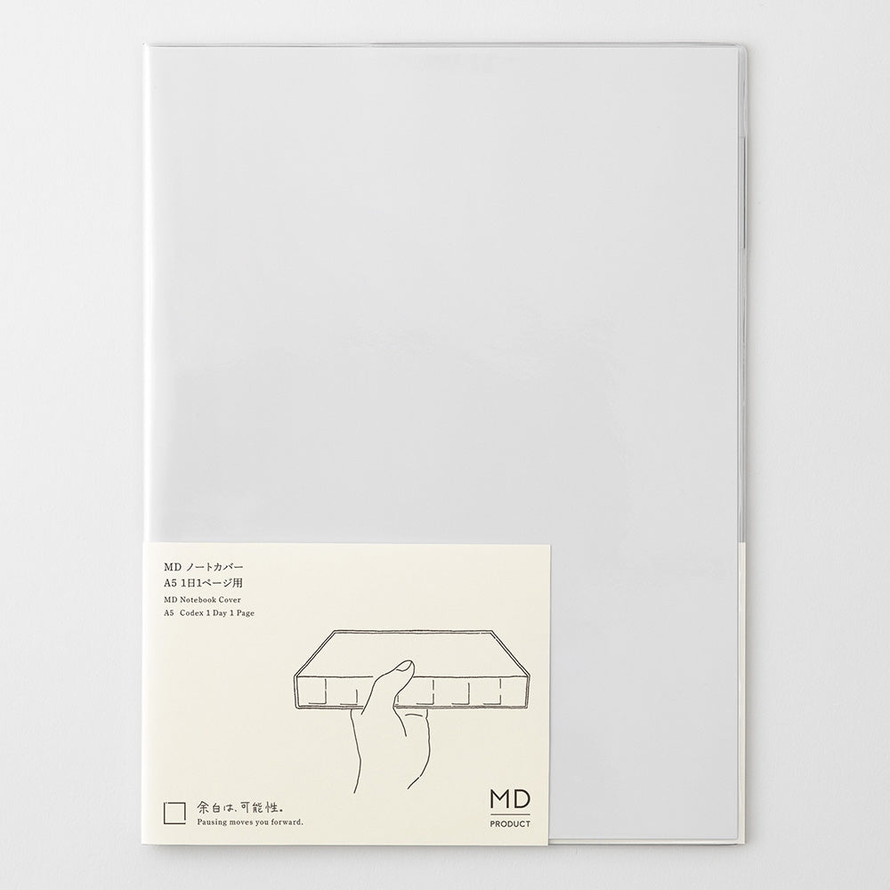 MD NOTEBOOK COVER A5 CODEX 1 DAY 1 PAGE CLEAR A (35662006)