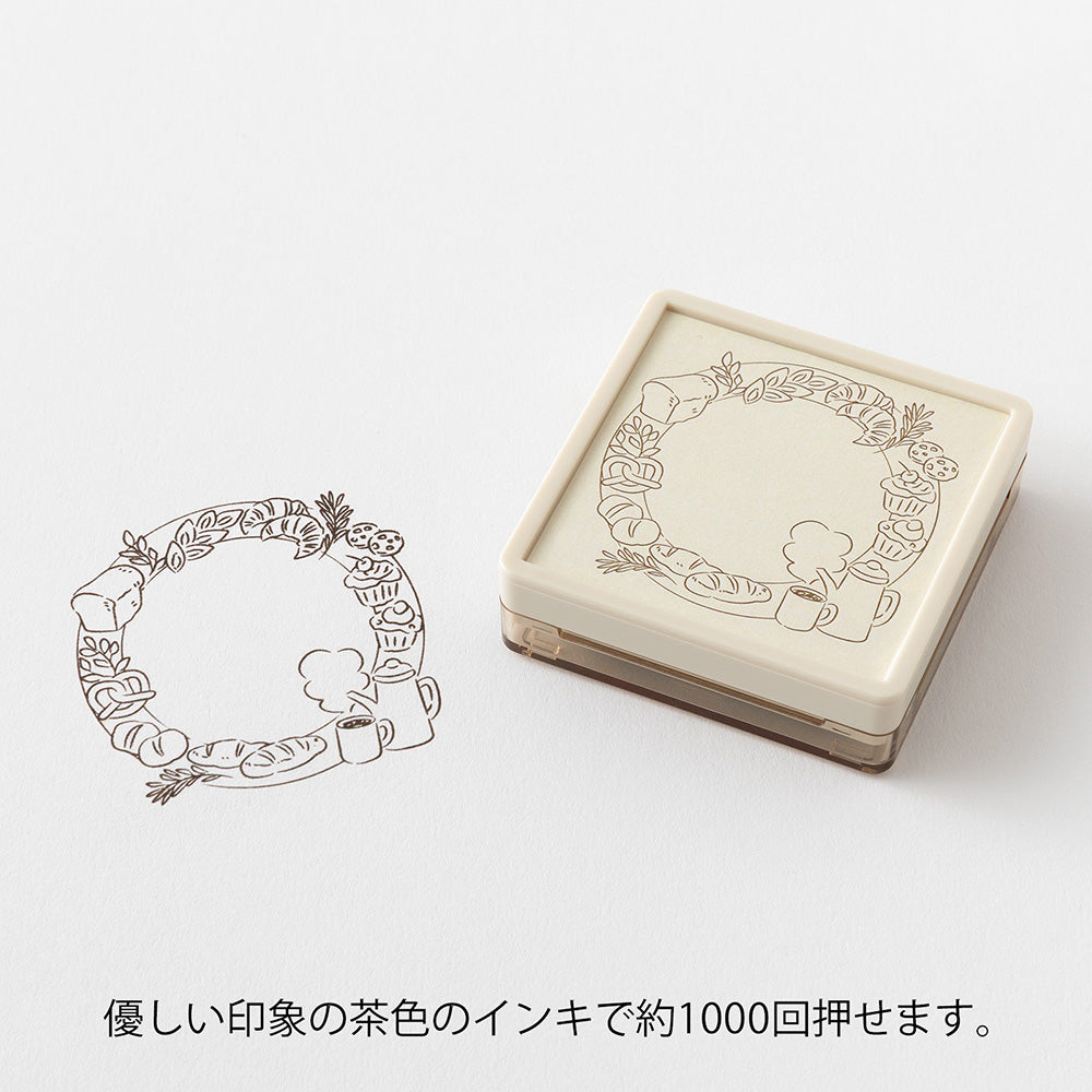 PAINTABLE STAMP PRE-INKED SOFT COLOR BREAD BROWN (35692006)